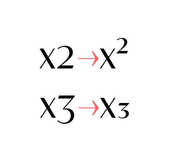 numerators & denominators