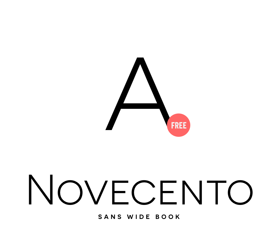 Download Novecento Sans Wide Book free font.