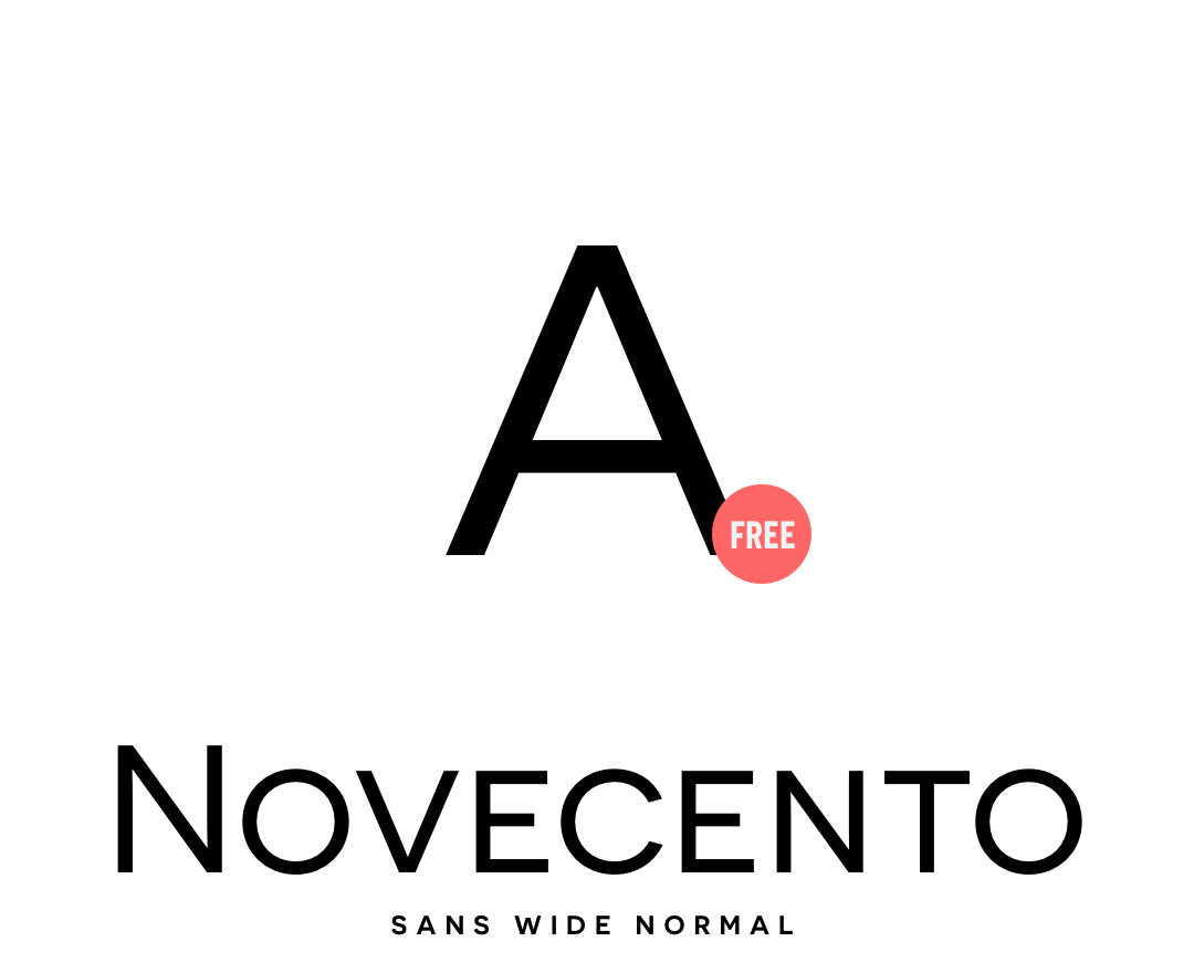 Download Novecento Sans Wide Normal free font.