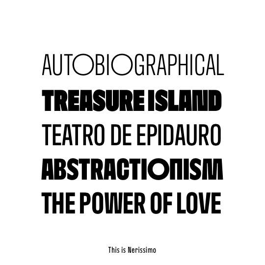 compact brutalist display font specimen with dense all-caps setting for bold headlines
